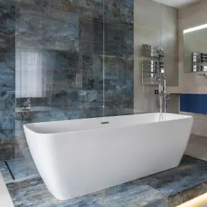 full marbled bathroom