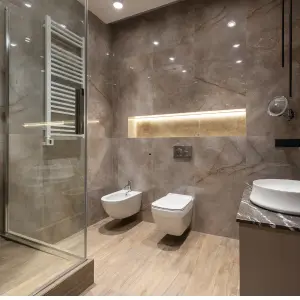 Bathroom marble design