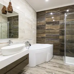 marble bathroom